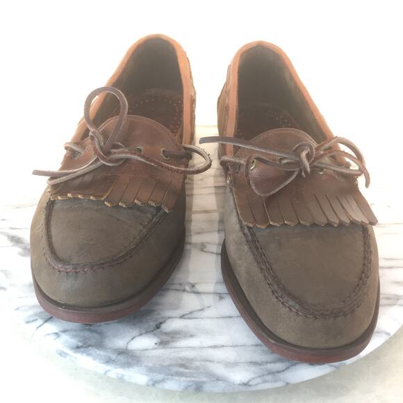 G. H. Bass & Co. Brown WEEJUNS Leather Loafer Men's Size 8 1/2 - Picture 2 of 16